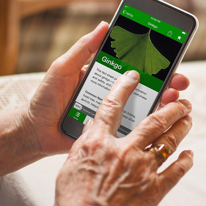 Screenshot of the Herblist App Screenshot of the Herblist App